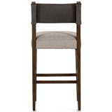 Ferris Bar & Counter Stool, Nubuck Charcoal