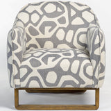 Fitz Chair, Greige Graphic-Furniture - Chairs-High Fashion Home