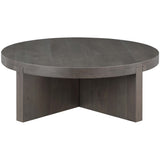 Folke Round Coffee Table, Brown