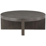 Folke Round Coffee Table, Brown