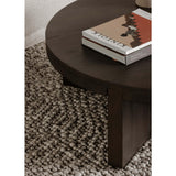 Folke Round Coffee Table, Brown