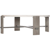 Foundations Round Cocktail Table, Linen-Furniture - Accent Tables-High Fashion Home