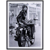 Francoise Hardy on Bike by Getty Images-Accessories Artwork-High Fashion Home