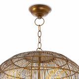 Fresco Pendant, Brass-Lighting-High Fashion Home