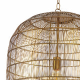 Fresco Pendant, Brass-Lighting-High Fashion Home