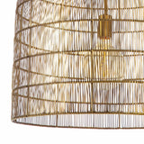 Fresco Pendant, Brass-Lighting-High Fashion Home