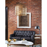 Fresco Pendant, Brass-Lighting-High Fashion Home