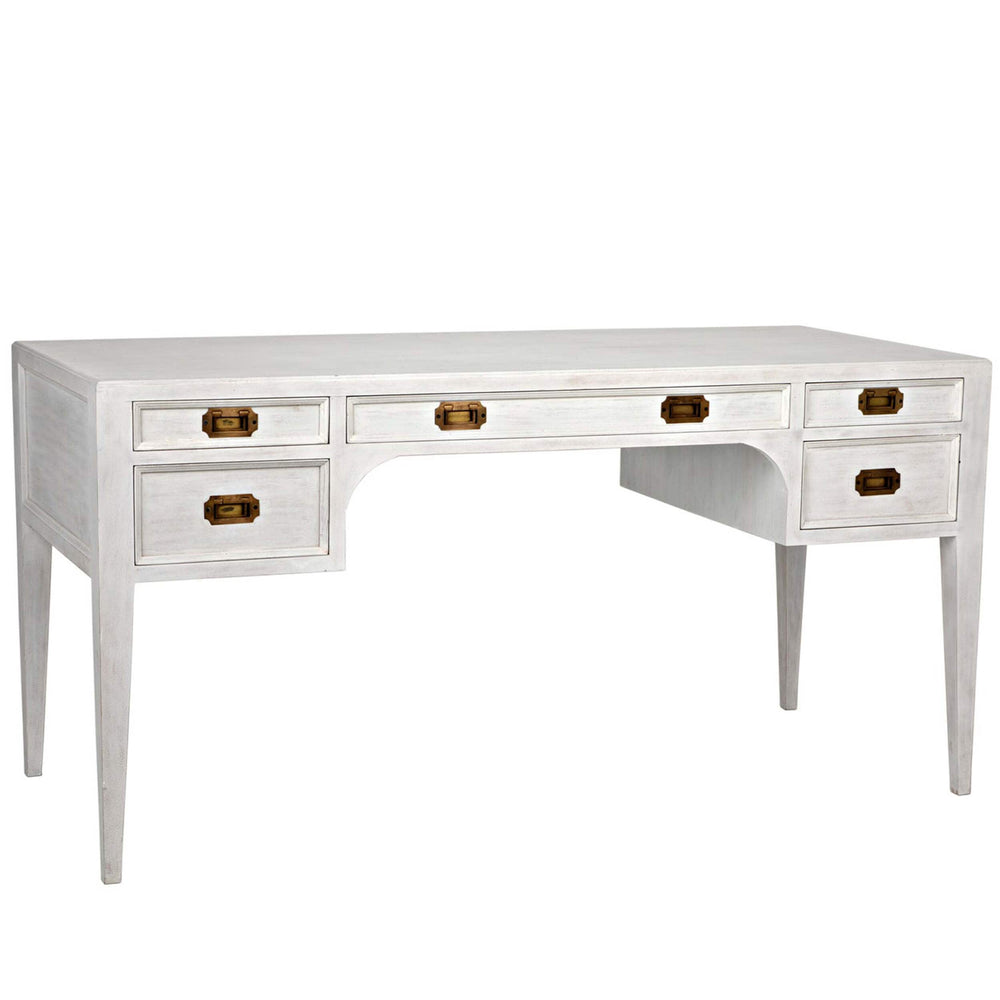 Africa Desk, White Wash-High Fashion Home