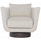 Gemma Leather-Back Swivel Chair