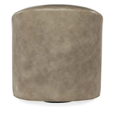 Gideon Leather Swivel Chair, Landscape Sand Cloud