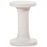 Gino End Table, Matte White-Furniture - Accent Tables-High Fashion Home