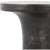 Gino End Table, Raw Black-Furniture - Accent Tables-High Fashion Home