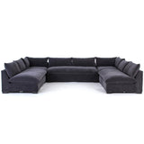 Grant 5 Piece Sectional, Henry Charcoal-Furniture - Sofas-High Fashion Home