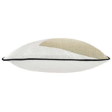 Cloud 9 Hudson Pillow, Black, White & Gold