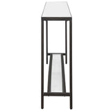 Hayley Console, Black-Furniture - Accent Tables-High Fashion Home