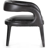 Hawkins Leather Chair, Sonoma Black-Furniture - Dining-High Fashion Home