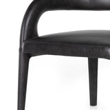 Hawkins Leather Chair, Sonoma Black-Furniture - Dining-High Fashion Home