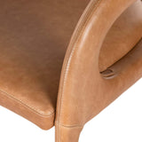 Hawkins Leather Chair, Sonoma Butterscotch-Furniture - Dining-High Fashion Home