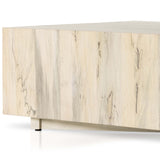 Hudson Rectangular Coffee Table, Bleached Spalted Primavera