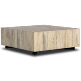 Hudson Square Coffee Table, Bleached Spalted Primavera