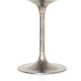 Simone Bistro Table, Raw Nickel