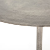 Simone Bistro Table, Raw Nickel