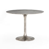 Simone Bistro Table, Raw Nickel