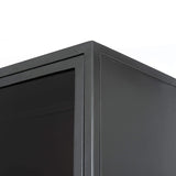 Aviva Barrister Cabinet, Gunmetal-High Fashion Home