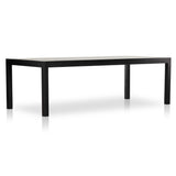 Isador 96" Dining Table, Black Wash