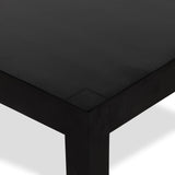 Isador 96" Dining Table, Black Wash