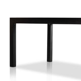 Isador 96" Dining Table, Black Wash