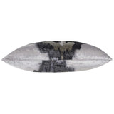 Cloud 9 Jade Ikat Lumbar Pillow, Grey