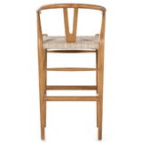 Muestra Bar Stool, Natural Teak