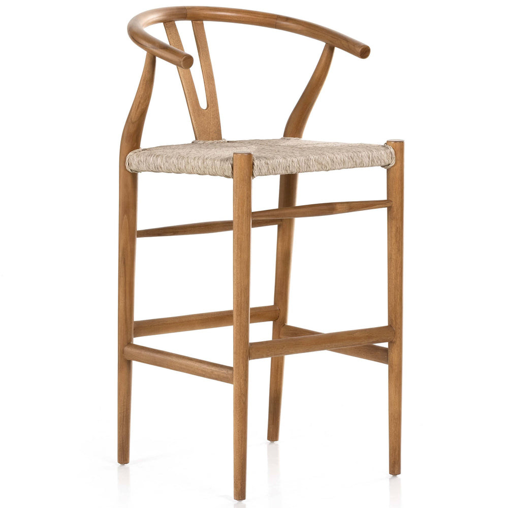 Muestra Bar Stool, Natural Teak