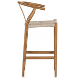 Muestra Bar Stool, Natural Teak