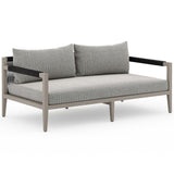 Sherwood Outdoor Sofa, Faye Ash/Weathered Grey-Furniture - Sofas-High Fashion Home