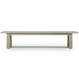 Atherton Outdoor Dining Bench, Weathered Grey-Furniture - Dining-High Fashion Home