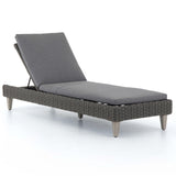 Remi Outdoor Chaise, Charcoal-Furniture - Chairs-High Fashion Home