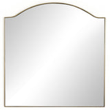 Jacques Mirror, Antique Brass