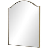 Jacques Mirror, Antique Brass