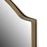 Jacques Mirror, Antique Brass