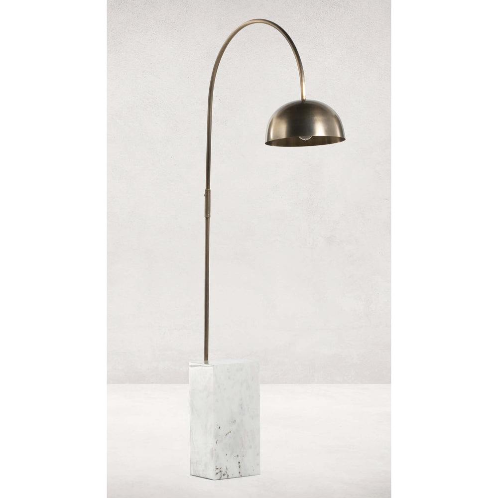 Jenkin Floor Lamp, Antique Brass-Lighting-High Fashion Home