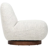 Jodi Swivel Chair, Merino Cotton-Furniture - Chairs-High Fashion Home