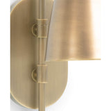 Jones Sconce, Antique Brass-Accessories-High Fashion Home