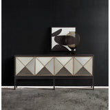 Jova Four Door Console-Furniture - Storage-High Fashion Home