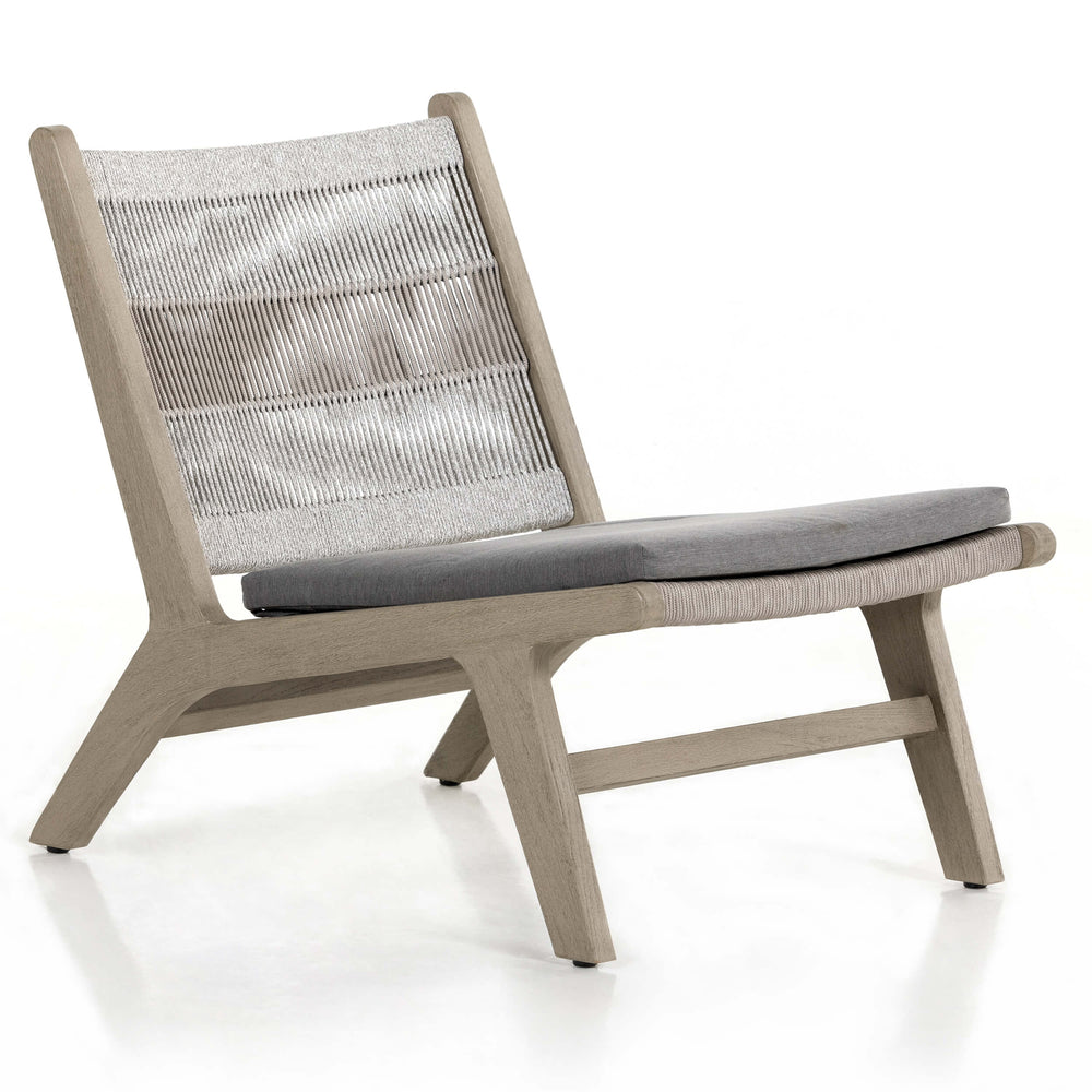 Julian Outdoor Chair, Heathered Grey-Furniture - Chairs-High Fashion Home