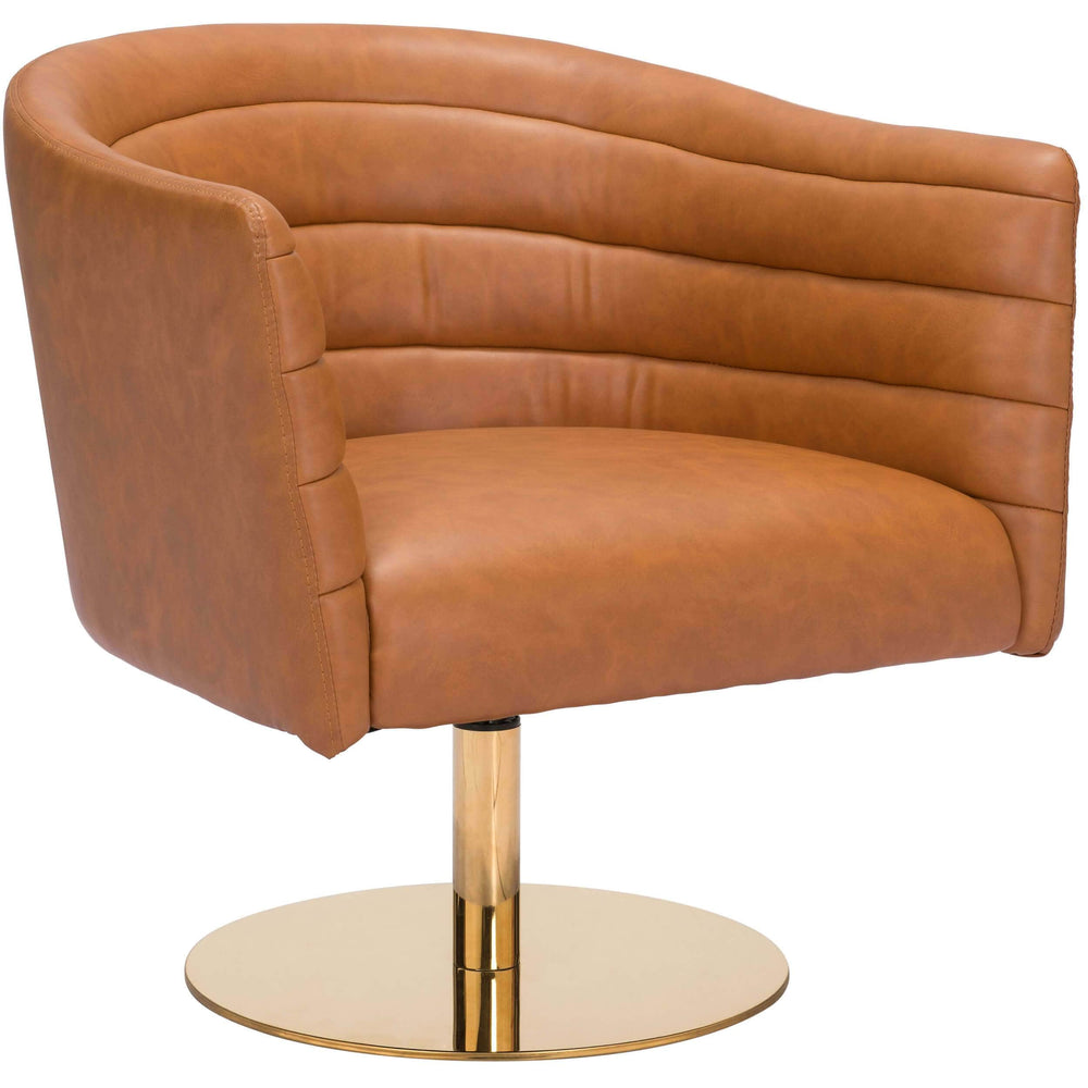 Justin Chair, Brown-Furniture - Chairs-High Fashion Home