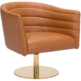 Justin Chair, Brown-Furniture - Chairs-High Fashion Home