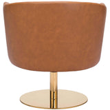 Justin Chair, Brown-Furniture - Chairs-High Fashion Home