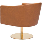 Justin Chair, Brown-Furniture - Chairs-High Fashion Home